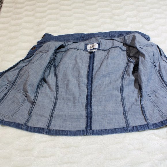 LIVE A LITTLE Size M Medium Denim Jacket Jean - Picture 7 of 7